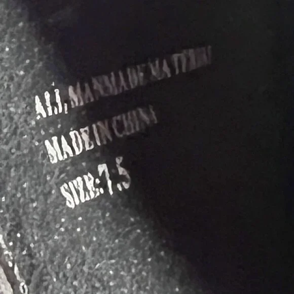 Restricted Women's Slip On Block 2 1/2" Heels-Black Floral Embroidered-Open Toe - Picture 16 of 16